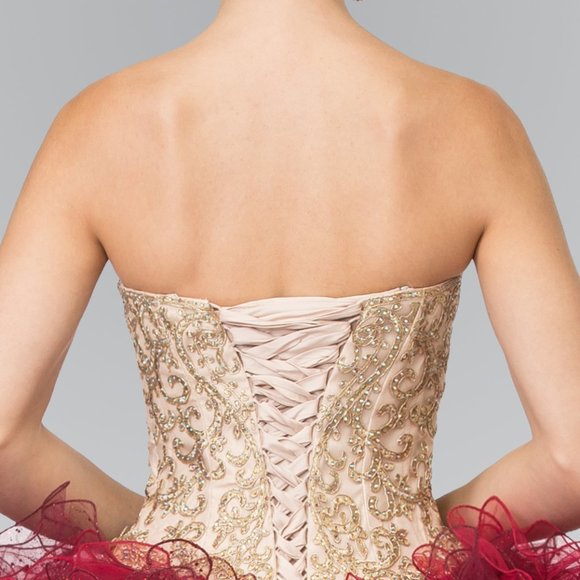 Sweetheart Neck Ballgown Evening Dress GSGL2211 - Picture 4 of 9